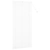 vidaXL Window Blind with Curtains Manual White Aluminium