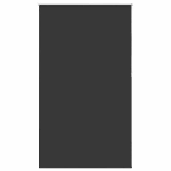 vidaXL Roller Blind Blackout Black 135x230 cm Fabric Width 131.6 cm Polyester
