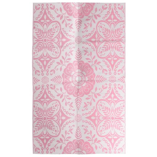 vidaXL Outdoor Carpet ARAKIL Pink 190x290 cm PP