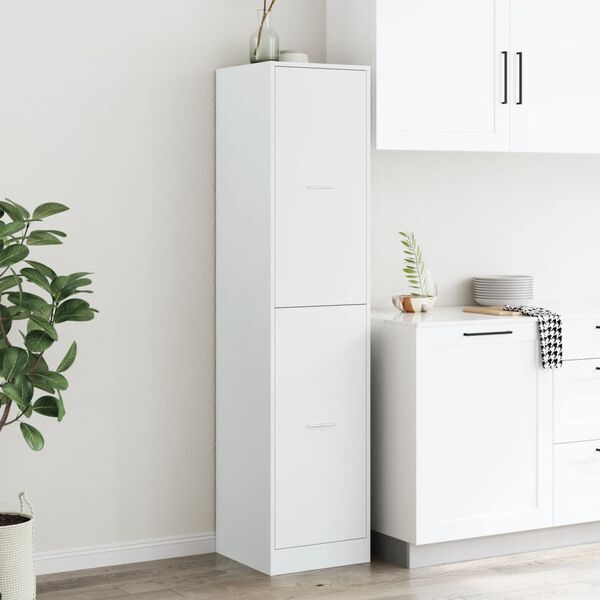 vidaXL Apothecary Cabinet&nbsp;White 40x41x174.5 cm Engineered Wood
