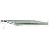 vidaXL Manual Awning Frame with LEDs 5 x 3 m Polyester with PU coating