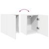 vidaXL TV Wall Cabinet White 30 x 31 x 40 cm Engineered Wood