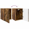 vidaXL TV Cabinet Set Wall-mounted 4 pcs Smoked Oak Engineered Wood