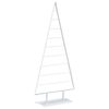 vidaXL Metal Christmas Tree with Stand KUOPIO 210 cm Steel White