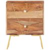 vidaXL Bedside Cabinet 40x30x50 cm Solid Acacia Wood