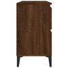 vidaXL Sink Cabinet Brown Oak 80x33x60 cm Engineered Wood