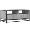 vidaXL Coffee Table Grey Sonoma 100x50x45 cm Engineered Wood and Metal