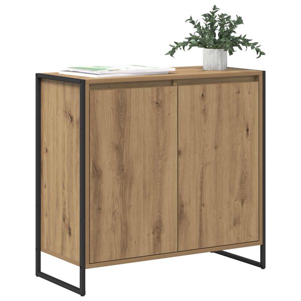 vidaXL Side Cabinet Artisian Oak 79 x 36 x 75 cm Engineered Wood
