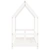 vidaXL Kids Bed Frame White 70x140 cm Solid Wood Pine