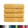 vidaXL Premium Hand Towels "SOLUND" 4 pcs Gold 50x100 cm 600 gsm