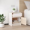 vidaXL Bedside Cabinets 2 pcs White 40x31x50 cm Solid Pinewood