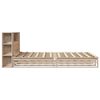 vidaXL Bookcase Bed without Mattress 120x190 cm Small Double Solid Wood
