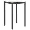 vidaXL Bar Table White 70 x 70 x 105 cm Solid Pine Wood
