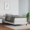 vidaXL Box Spring Bed Frame White Single Faux Leather (UK/IE/FI/NO only)