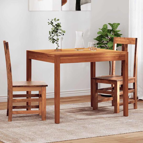 vidaXL Dining Chairs 2 pcs Solid Acacia Wood