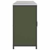 vidaXL Kitchen Storage Set 3 pcs Olive Green Cold-rolled Steel