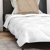 vidaXL Summer Duvet with Pillow 2 pcs White Microfiber