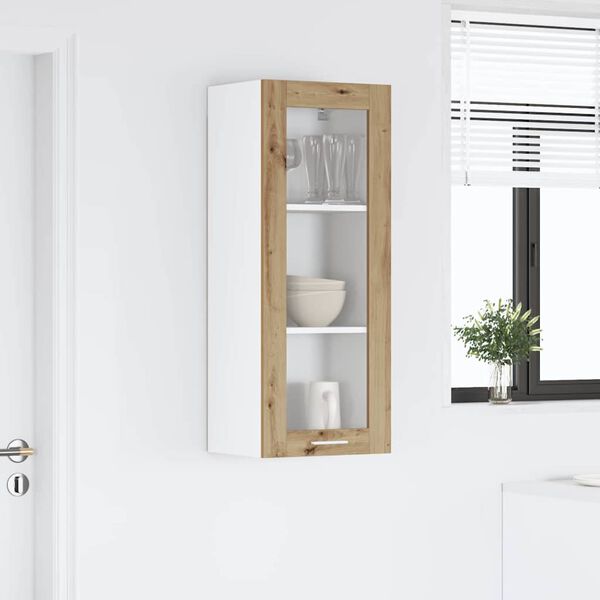 vidaXL Hanging Cabinet Artisan Oak 40 x 31 x 100 cm Engineered Wood