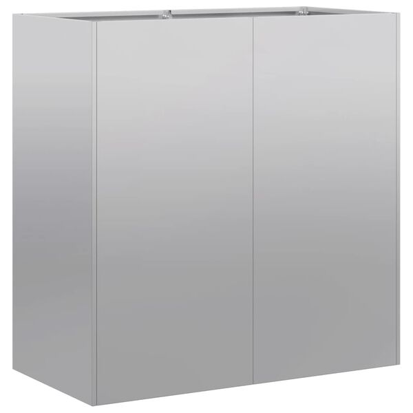 vidaXL Planter 80x40x80 cm Galvanised Steel