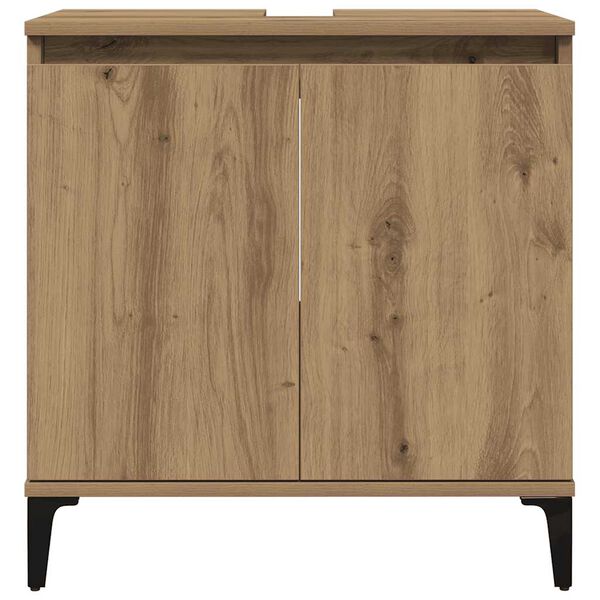 vidaXL Sink Cabinet Artisan Oak 58x33x60 cm Engineered Wood