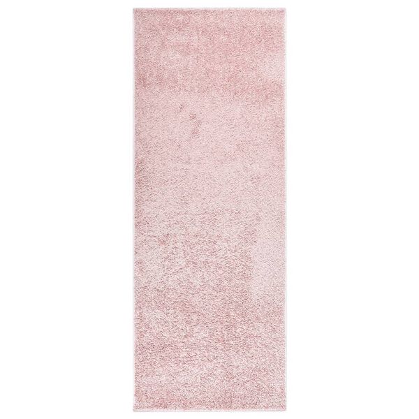vidaXL Soft Pile Rug Anti-slip 67x180 cm Pink