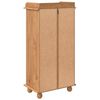 vidaXL Wine Cabinet ASKIM Honey Wax 57 x 37 x 114 cm Solid Pine Wood