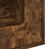 vidaXL Cat House Smoked Oak 53 x 52 x 62 cm Engineered Wood