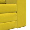 vidaXL Sofa Bed Yellow 98 x 71 x 83 cm Velvet
