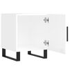 vidaXL Bedside Cabinet High Gloss White 40x40x50 cm Engineered Wood