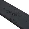 vidaXL Rubber Edge for Snow Plow Black 180x8x1 cm