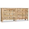 vidaXL Sideboard Solid Mango Wood 200x40x90 cm