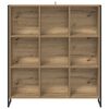 vidaXL Book Cabinet Artisian Oak 99.5 x 30 x 108.5 cm Engineered Wood