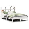 vidaXL Bookcase Bed without Mattress White 140x190cm Solid Wood Pine