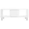 vidaXL Coffee Table High Gloss White 90x50x36.5 cm Engineered Wood