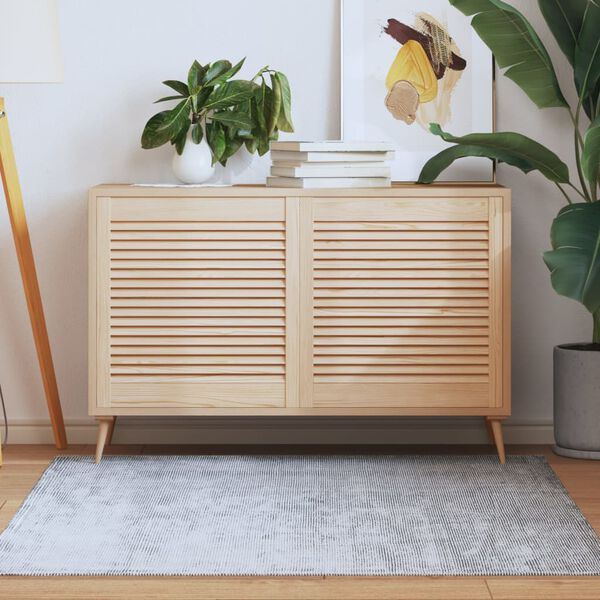 vidaXL Cabinet Doors Louvred Design 2 pcs 61.5x59.4 cm Solid Wood Pine