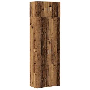 vidaXL Storage Cabinet 3 pcs Old Wood