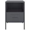 vidaXL Bedside Cabinets 2 pcs Anthracite 36x39x50.5 cm Steel