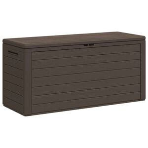 vidaXL Garden Storage Box Brown 116x44x55 cm