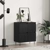 vidaXL Sideboard Black Oak 60 x 35 x 70 cm