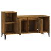 vidaXL TV Cabinet Smoked Oak 100x35x55 cm Engineered Wood