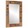 vidaXL Bathroom Mirror Natural 50 x 70 x 3 cm Solid Mango Wood