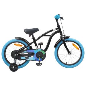 vidaXL Kids Bike 16 Inches for 4-6 Years Old Black