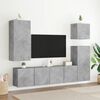 vidaXL TV Cabinet Wall-mounted Concrete Grey 80x30x41 cm