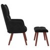 vidaXL Relaxing Chair 2 pcs Black Velvet