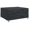 vidaXL Furniture Cover Plain Black 200 x 165 x 80 cm 420D