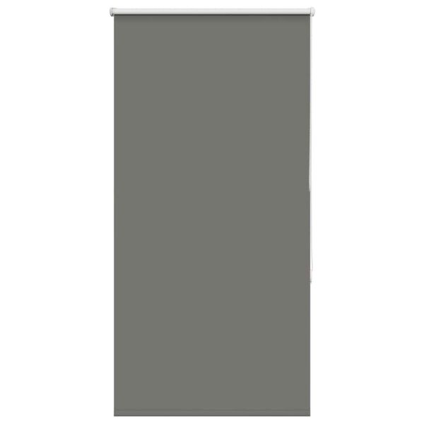 vidaXL Roller Blind Blackout Grey 80x150 cm Fabric Width 75.7 cm Polyester