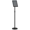 vidaXL Trade Show Displays Black 25 x 25 x 125 cm Aluminum