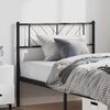 vidaXL Metal Replace Headboard Black 100 cm