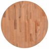 vidaXL Table Top &Oslash;60x4 cm Round Solid Wood Beech