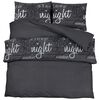vidaXL Duvet Cover Set Black and White 260x220 cm Cotton